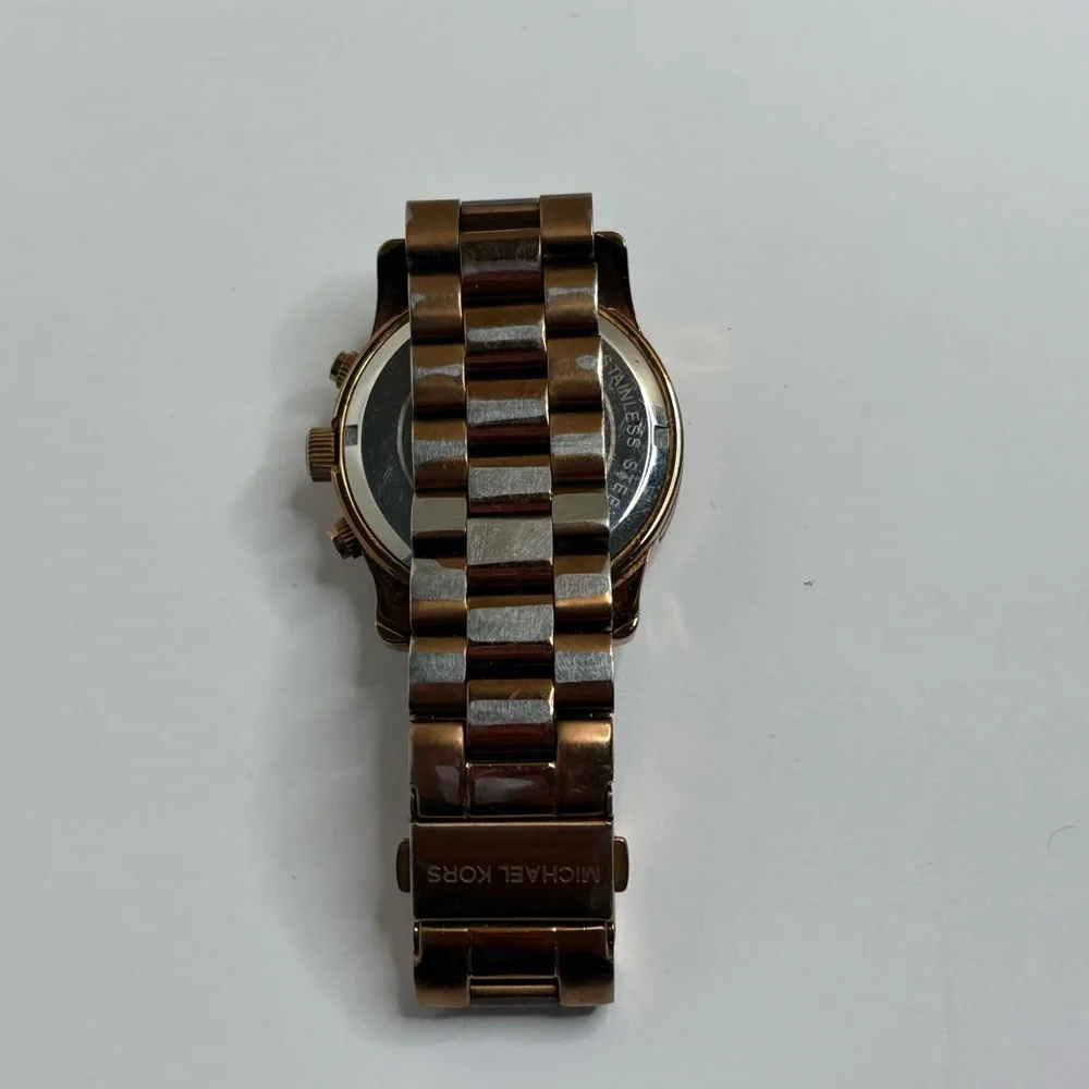 Michael Kors Gold-Tone Chronograph Watch MK-5128